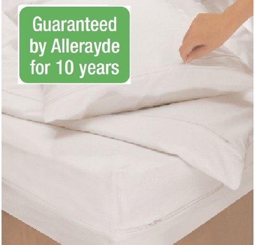 Bed bug proof Pillow Protector Pair Anti Allergy Lab Certified|Anti Allergy|Pillow Case Cover Encasement Pair Dust Mite Proof Full Zip Closed Bed Bug Proof Asthma and Allergy Safe Pillow Cover Micro Po Breathe Safe Free from Dust Mite Allergens 